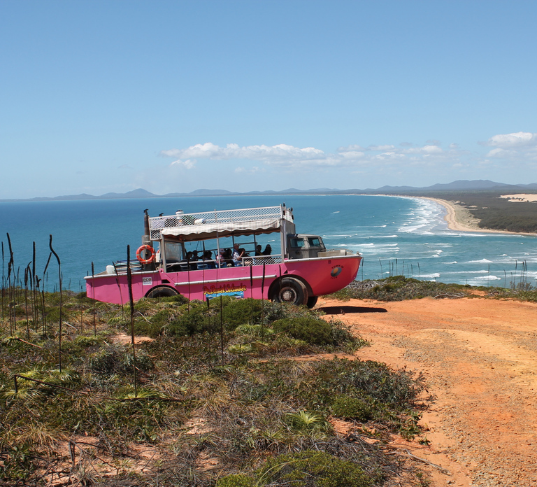 LARC! Paradise Tour: Beach, Lunch and Sandboarding