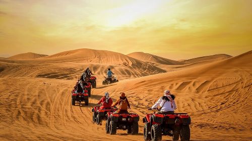 Half Day Morning Safari with Quad Bike and Camel Ride