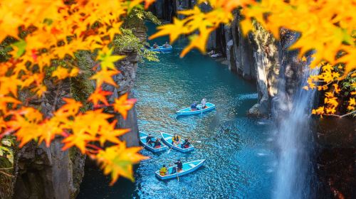 Kyushu Aso Crater + Kusasenri + Takachiho Gorge 1-day Tour (including cruise experience) Day Tours