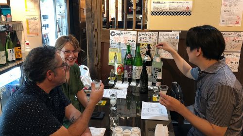 Tasting All Types of Sake with Sommelier Day Tours