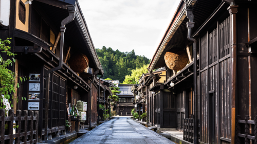 The old townscape of Hidatakayama Sanmachi Historic District