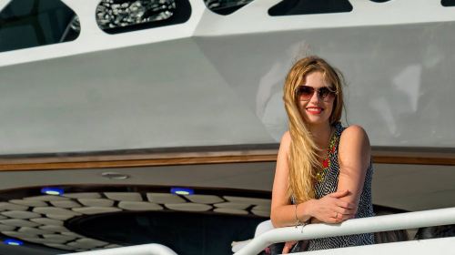 Lotus Royale Cruise Yacht Lotus Mega Yacht Night Cruise Around Palm Island – Romantic Sea Sightseeing – Buffet Diner