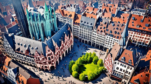 Private charter day tour to The Roman Forum, Frankfurt Cathedral, Goethe House, and Heidelberg Castle