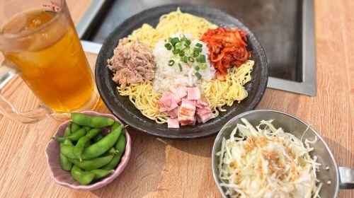 [Harasaku Tei] Harajuku teppanyaki experience package - choose from okonomiyaki, monjayaki, yakisoba, or fried rice noodles