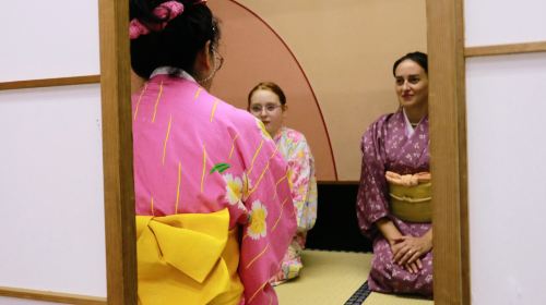 Learn Zen by enjoying Wagashi and participating in a matcha tea ceremony class near Osaka Castle