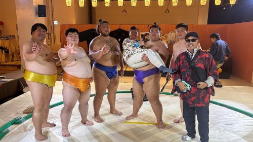 Up-Close Sumo Experience at Ochi Stable: Wear Kimono in Osaka