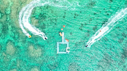 Mibaru beach water park - 3 hr unlimited fun - optional fishing/snorkeling/banana boat experience
