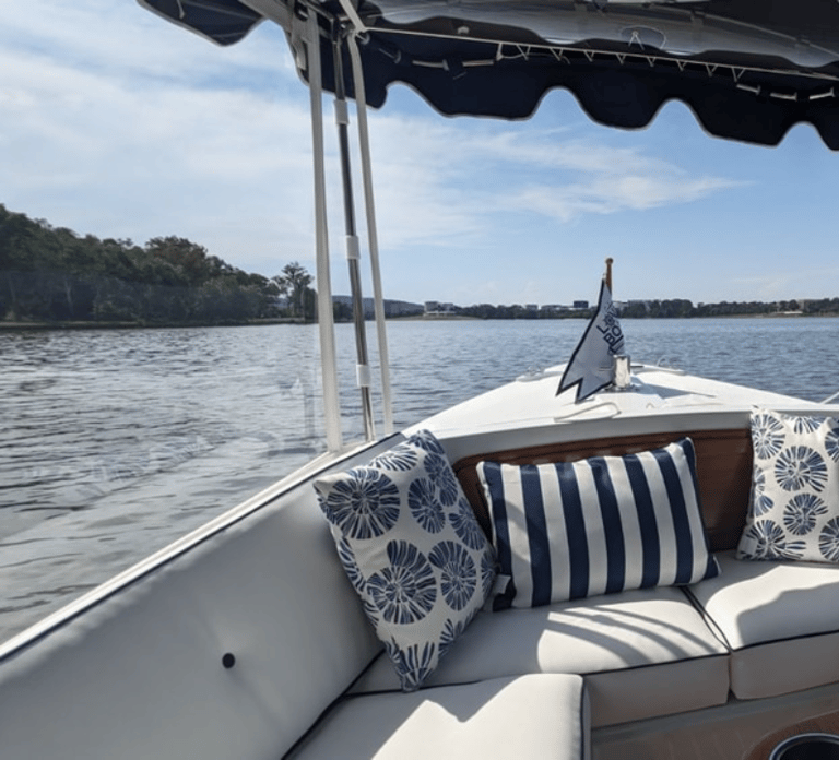 Canberra: Lake Burley Griffin Self-Drive Electric Boat
