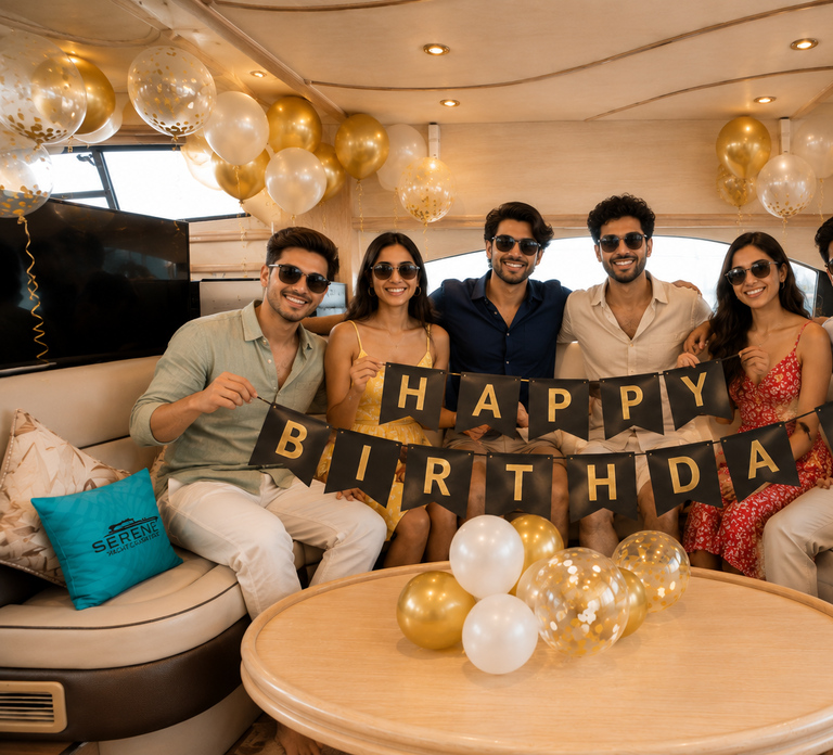 Cruise, Swim & Celebrate – Private Yacht Adventure upto 12