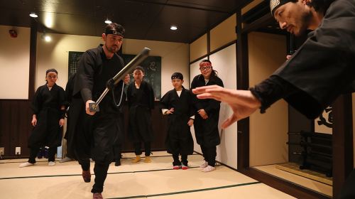Ninja 2-hour Hands-on Lesson by Japanese master in Kyoto -Medium Day Tours