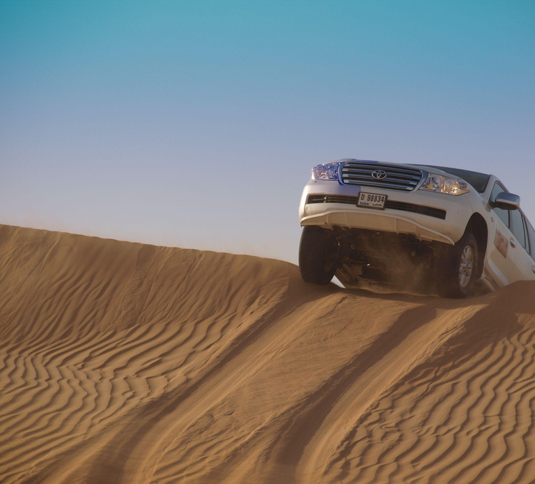 Dubai: Dune Bashing, Camel, Sandboarding, BBQ & Live Shows