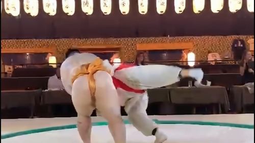 Up-Close Sumo Experience at Ochi Stable: Wear Kimono in Osaka