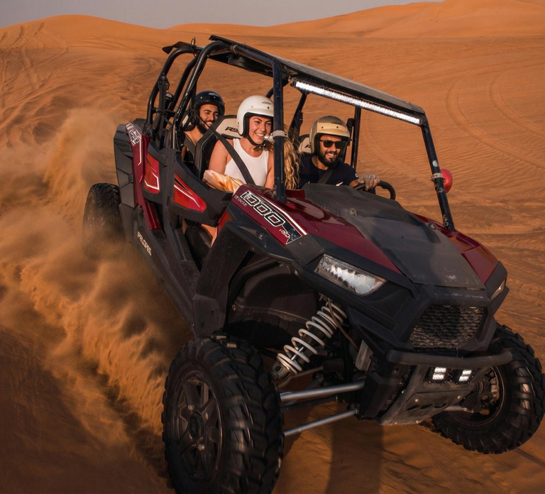Dubai: Desert Safari, Dune Buggy, Sandboarding, Camels & BBQ