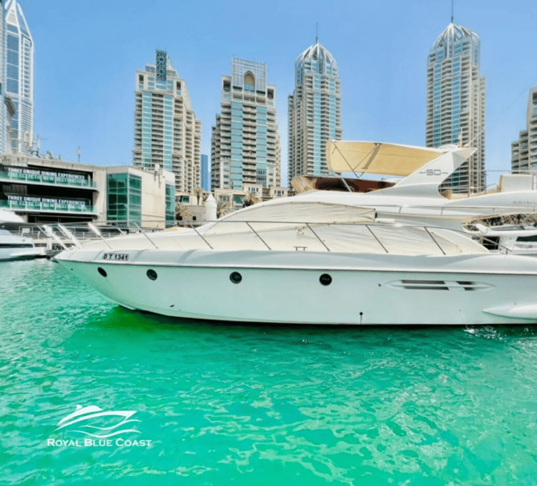 Private Yacht Tour Dubai 50 feet 4 Hours +1 Hour Free