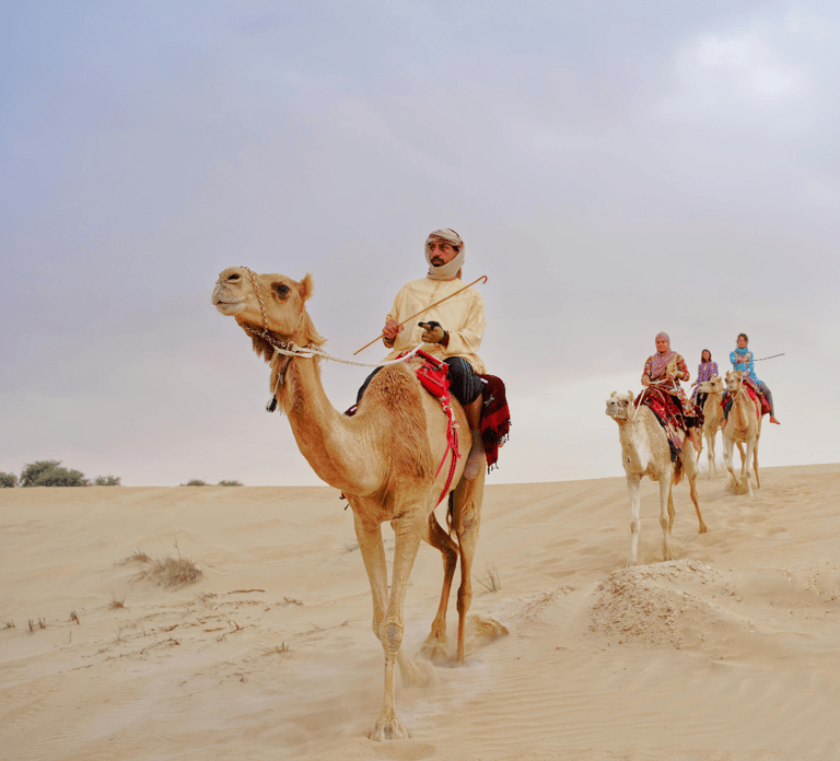 Abu Dhabi: Quad Bike ATV Safari, Camel Ride and Sandboarding