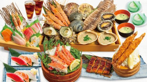 Kisaragi Suisan Official Authorized Reservation - High-value seafood package voucher (various options including sashimi, abalone, and king crab)