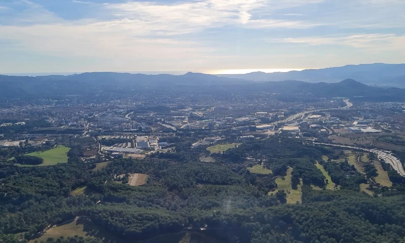 Private Helicopter Flight along the Barcelona Coastline