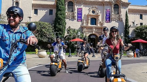 San Diego Guided Scooter Tour: Downtown & Balboa Park Highlights Day Tours