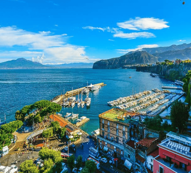 From Naples & Salerno: Amalfi Coast Sorrento, Pompeii Tour