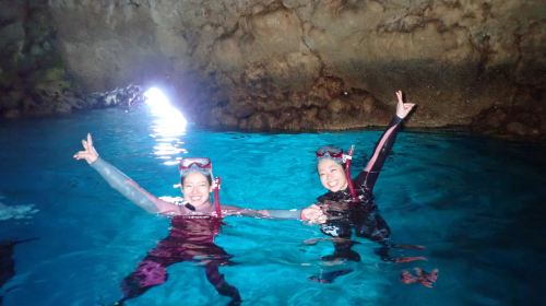 4-Hour Blue Cave Scuba Diving/Snorkeling Experience in Naha, Japan – Naha/Chatan Pickup & Drop-off