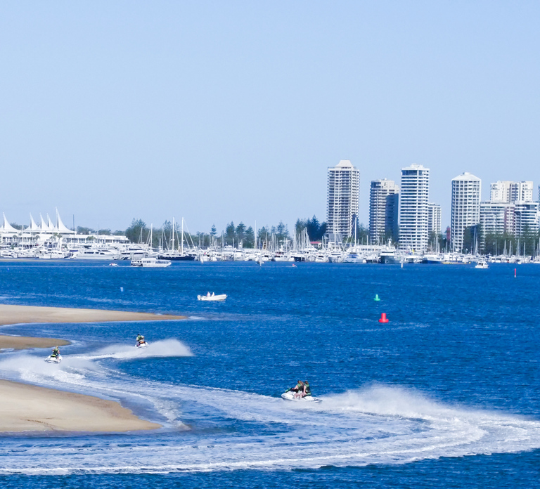 Gold Coast: 1.5-Hour Jet Ski Safari to Stradbroke Island