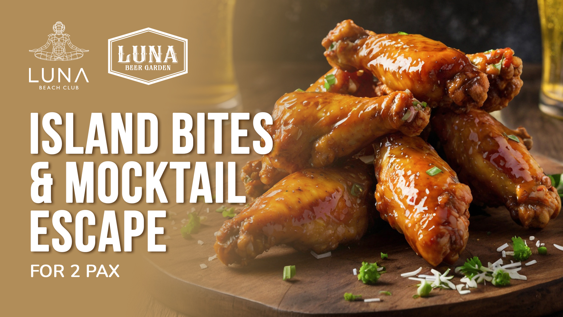Luna Beach Club Bali: Food & Drinks Package