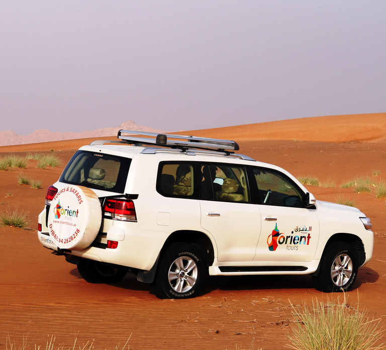 Dubai Sunrise Desert Camel Trek with Breakfast