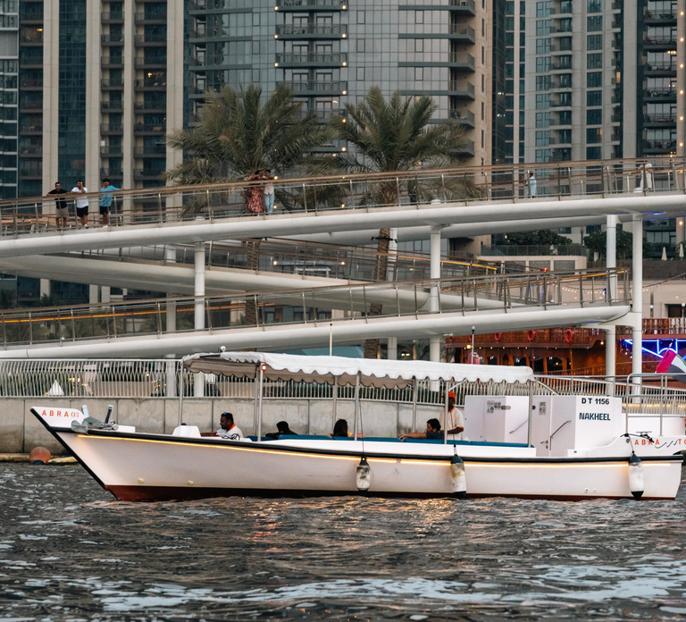 Jaddaf: Abra Boat Tour in Creek Harbour