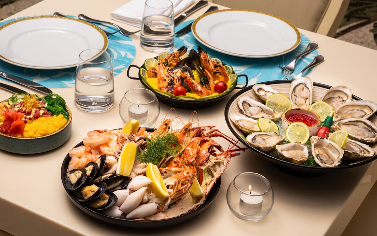Giardino Ocean Feast Seafood Dinner Buffet at Versace-Inspired Restaurant