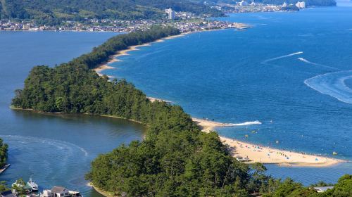1-day tour to Ine boat houses, Amanohashidate, Chionji Temple and Revolving Bridge