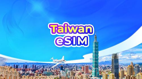Taiwan 5G eSIM | TikTok & ChatGPT Available | Day Pass/Total Data Package | 24-Hour Billing | 1-30 Days | QR Code