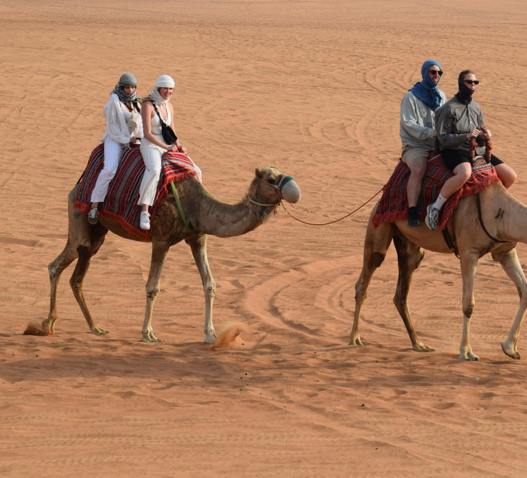 Dubai: Desert Safari, Quad Bike, Camel Ride and Sandboarding