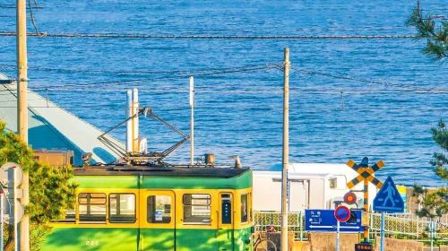 Kotoku-in + Komachi Street + Enoshima + Tsurugaoka Hachimangu one-day tour with free Enoden train experience