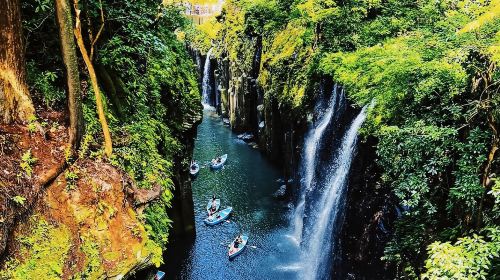 One-Day Tour of Takachiho Gorge in Kyushu, Japan + Kumamoto Aso Volcano and Kusasenri Scenic Area