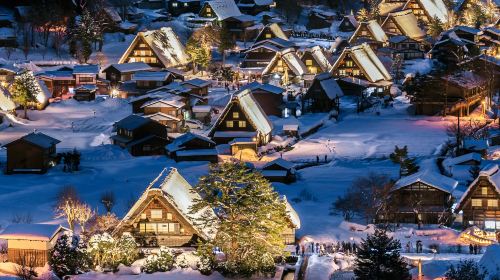 Nagoya-Shirakawa-go Illumination + Hida-Takayama 1-day tour[Hotel Pickup and Drop-off Available for Groups of 9]|Pure play Day Tours