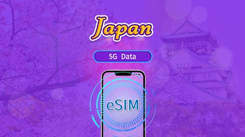 Japan 5G eSIM | Supports Google Maps / ChatGPT | Daily/Total Data Plans | 24-Hour Billing | 1–30 Days | QR Code