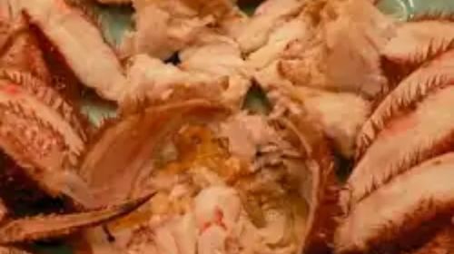 Hokkaido Michelin-starred crab restaurant Hanakae, serving fresh crab dishes