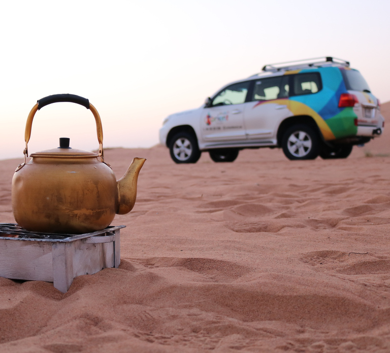 Dubai: Morning Desert Safari with Camel Ride & Sandboarding