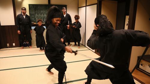 Ninja 1-hour Hands-on Lesson by Japanese master in Kyoto -Entry Day Tours