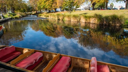 Punting On The Avon (Antigua Boat Sheds)