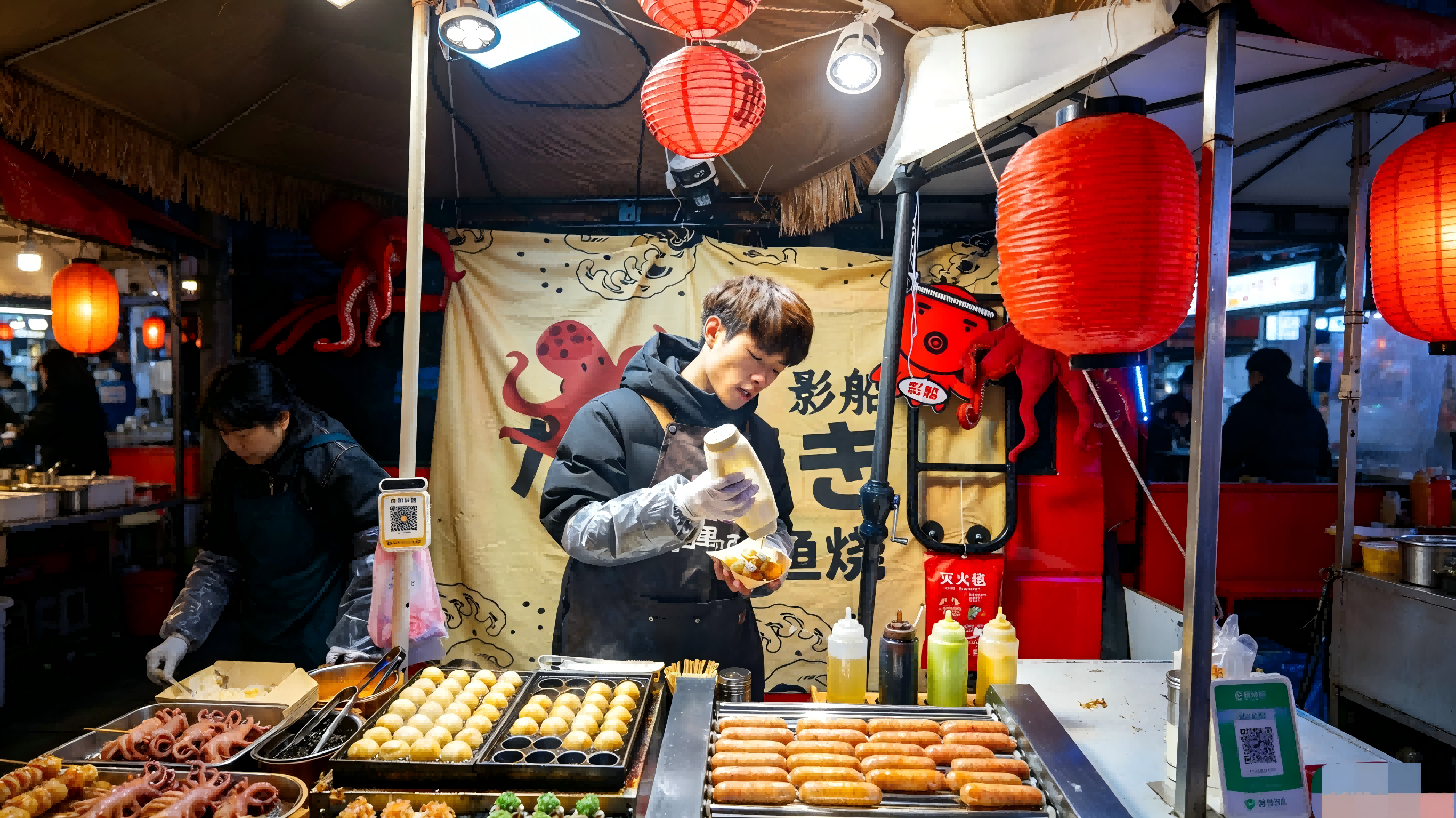 Small Group: Shanghai After Dark Food Tour with 9 tastings