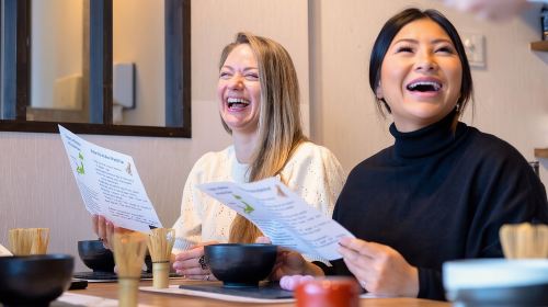 Matcha Making Class in Osaka with Authentic Japanese Sweets Set