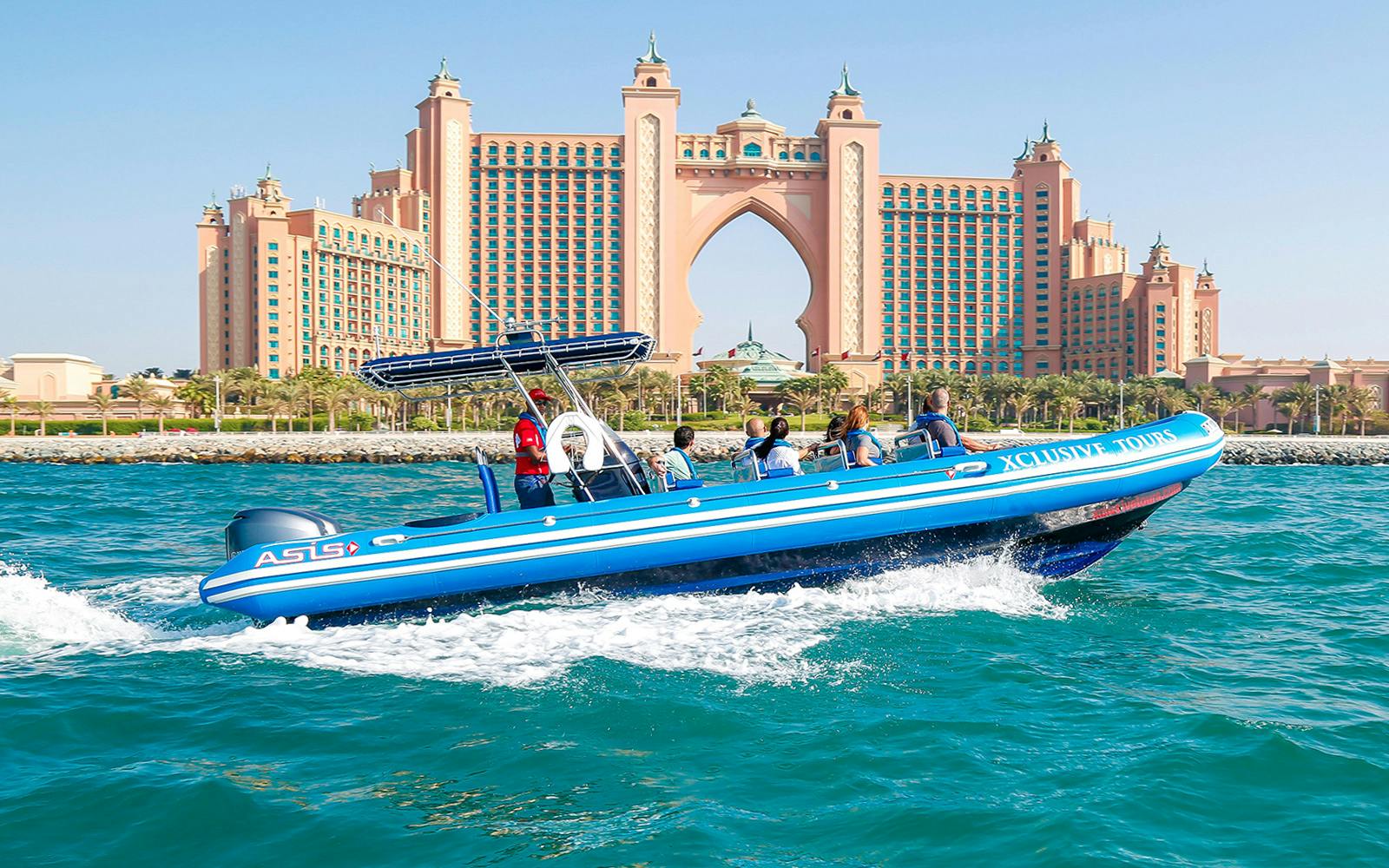 From Dubai Marina: 1.5-Hour Sightseeing Speedboat Tours of Dubai Marina, Burj Al Arab & Atlantis