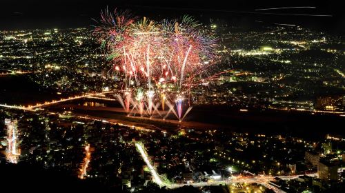 The 4th Gifu Nagaragawa Fireworks Festival | Enjoy spectacular fireworks from reserved seating close to the launch site [Departing from Nagoya Station] Day Tours