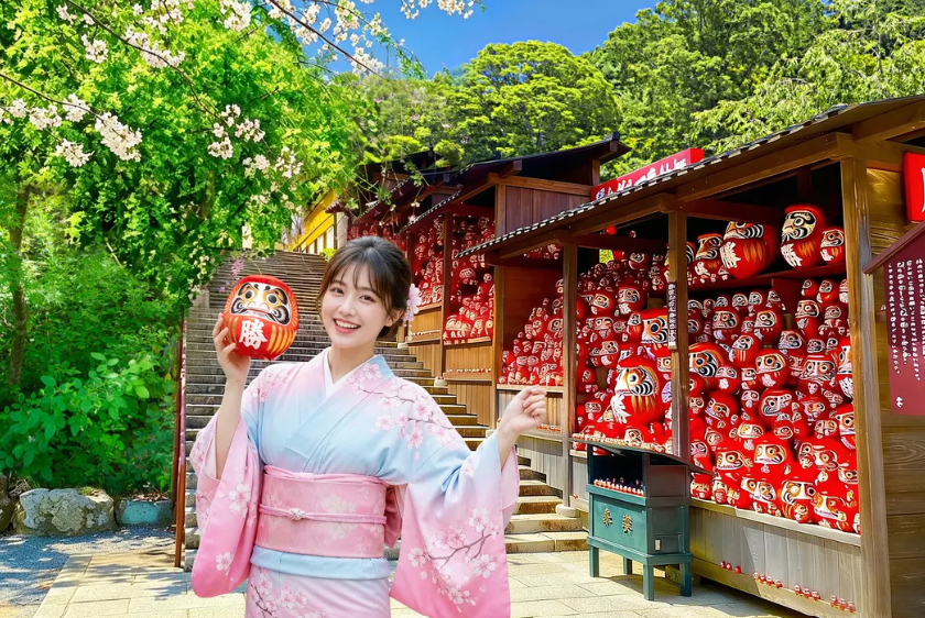 Osaka & Kyoto Scenic Spots Tour – Katsuo-ji Daruma, Kyoto Arashiyama Scenery