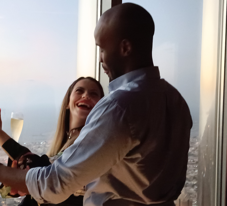 Dubai: Burj Khalifa Sunset Engagement with Porsche Pickup
