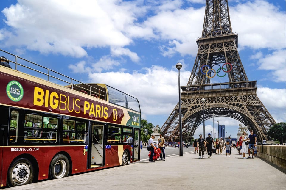 Big Bus Paris: Hop-on Hop-off Tour + Seine River Cruise
