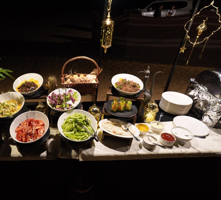 Private Family Dune Dinner in Abu Dhabi with BBQ