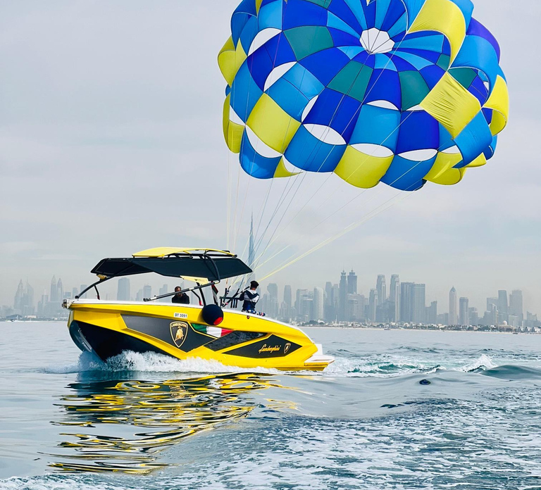 Dubai: Parasailing Experience with Palm, JBR & Marina Views