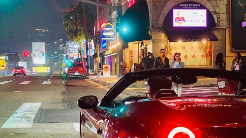 20-Minute Tour: Hollywood Blvd to Sunset Blvd in a Ferrari Day Tours